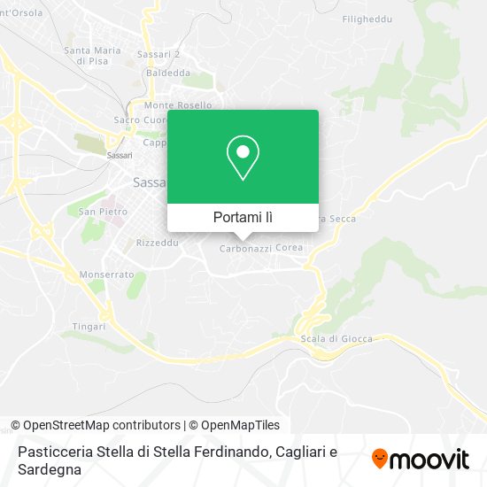 Mappa Pasticceria Stella di Stella Ferdinando