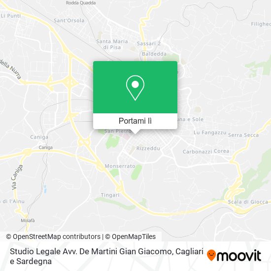 Mappa Studio Legale Avv. De Martini Gian Giacomo