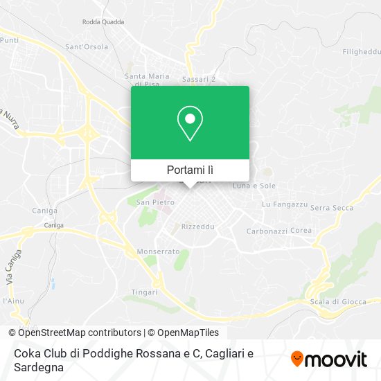 Mappa Coka Club di Poddighe Rossana e C