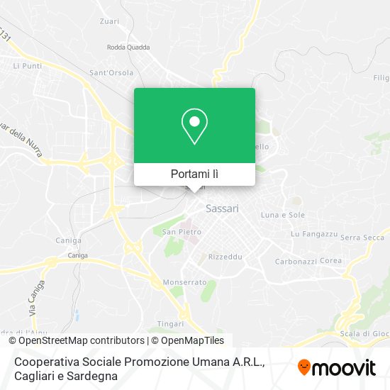 Mappa Cooperativa Sociale Promozione Umana A.R.L.