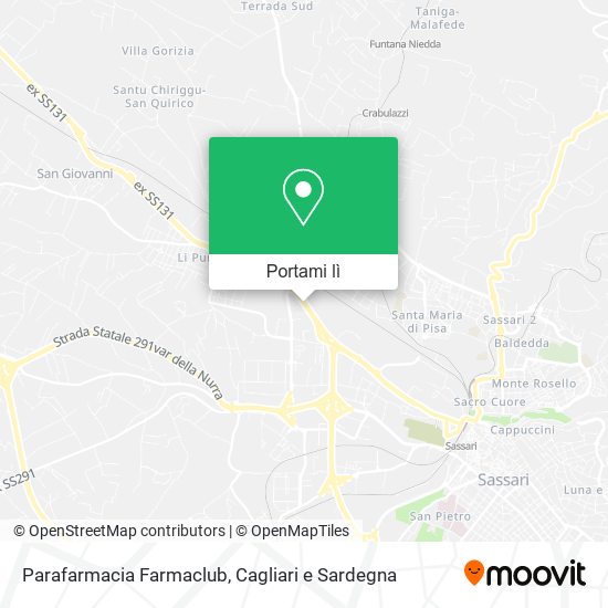 Mappa Parafarmacia Farmaclub