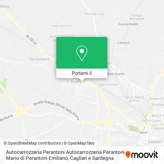 Mappa Autocarrozzeria Perantoni Autocarrozzeria Perantoni Mario di Perantoni Emiliano