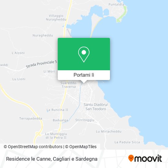 Mappa Residence le Canne
