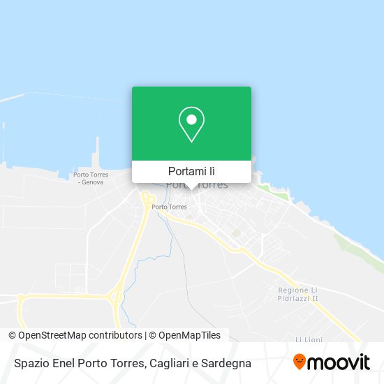 Mappa Spazio Enel Porto Torres