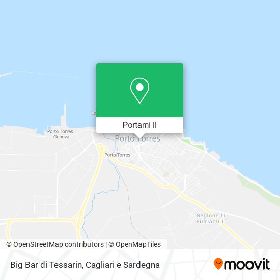 Mappa Big Bar di Tessarin