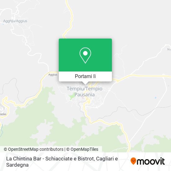 Mappa La Chintina Bar - Schiacciate e Bistrot