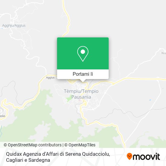 Mappa Quidax Agenzia d'Affari di Serena Quidacciolu