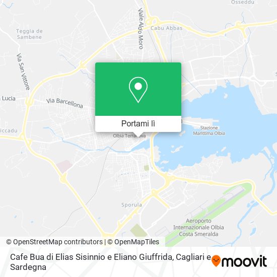 Mappa Cafe Bua di Elias Sisinnio e Eliano Giuffrida