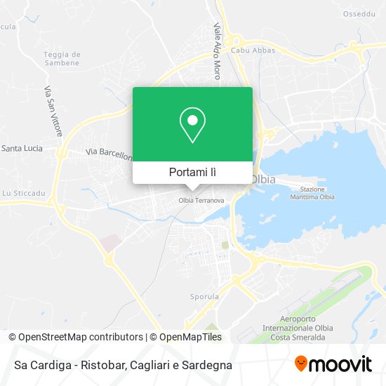 Mappa Sa Cardiga - Ristobar