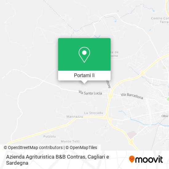 Mappa Azienda Agrituristica B&B Contras