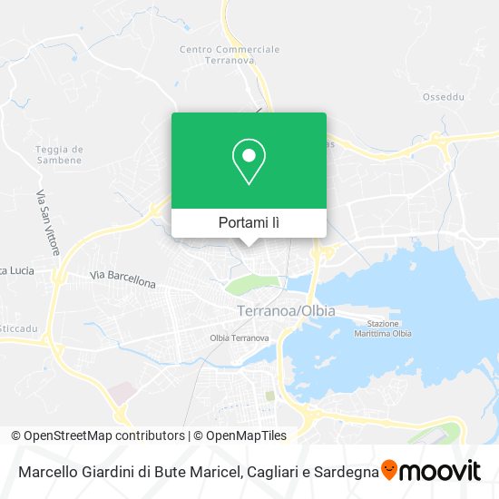 Mappa Marcello Giardini di Bute Maricel