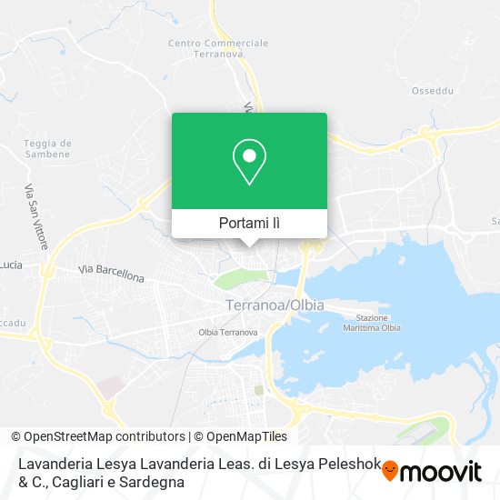 Mappa Lavanderia Lesya Lavanderia Leas. di Lesya Peleshok & C.