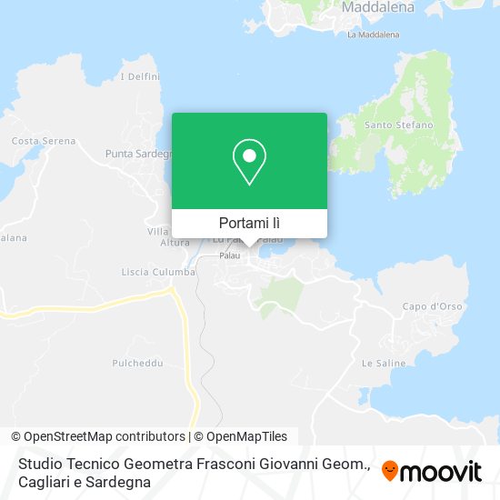 Mappa Studio Tecnico Geometra Frasconi Giovanni Geom.