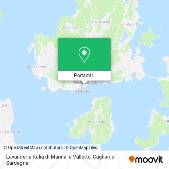 Mappa Lavanderia Italia di Mannai e Valletta