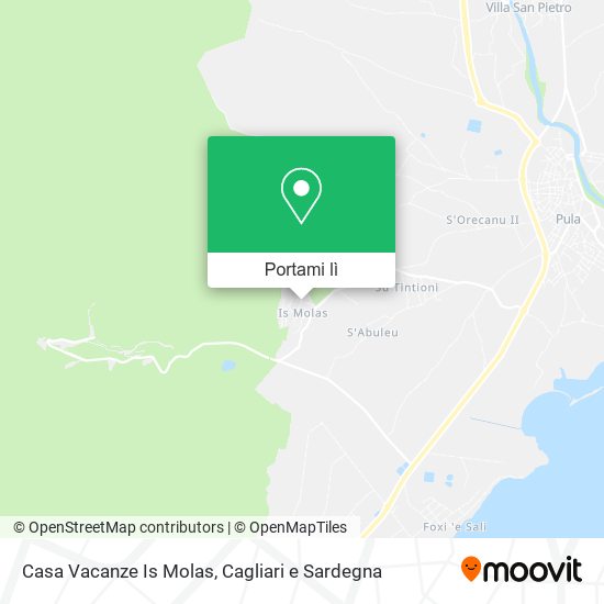 Mappa Casa Vacanze Is Molas