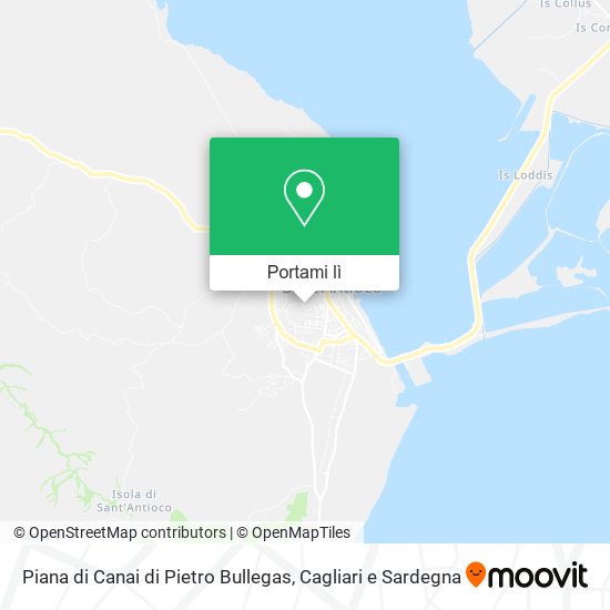 Mappa Piana di Canai di Pietro Bullegas