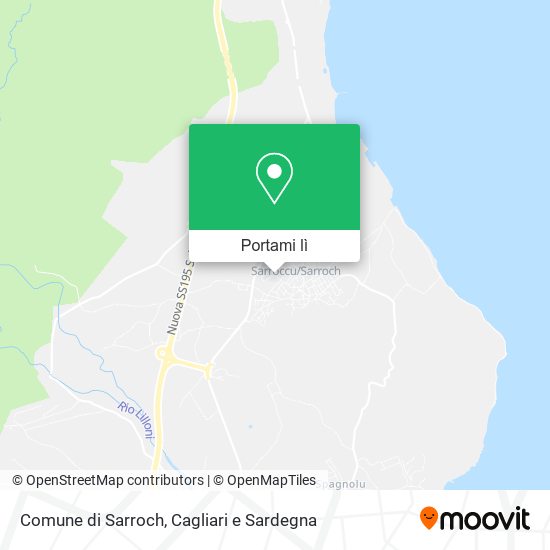 Mappa Comune di Sarroch