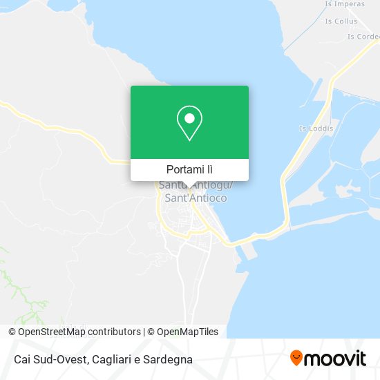 Mappa Cai Sud-Ovest