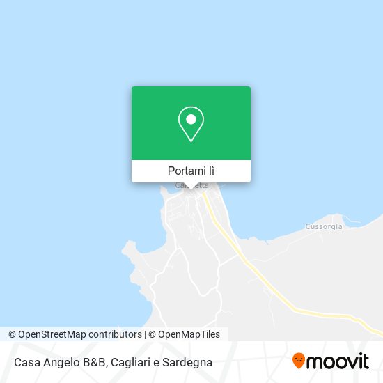 Mappa Casa Angelo B&B