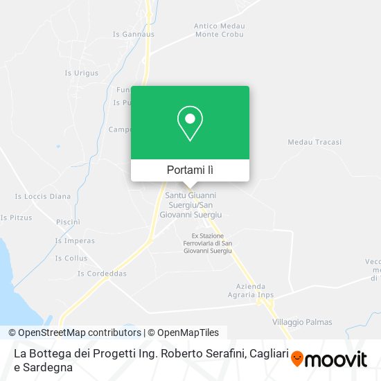 Mappa La Bottega dei Progetti Ing. Roberto Serafini