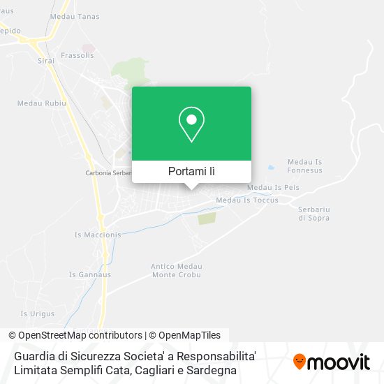 Mappa Guardia di Sicurezza Societa' a Responsabilita' Limitata Semplifi Cata