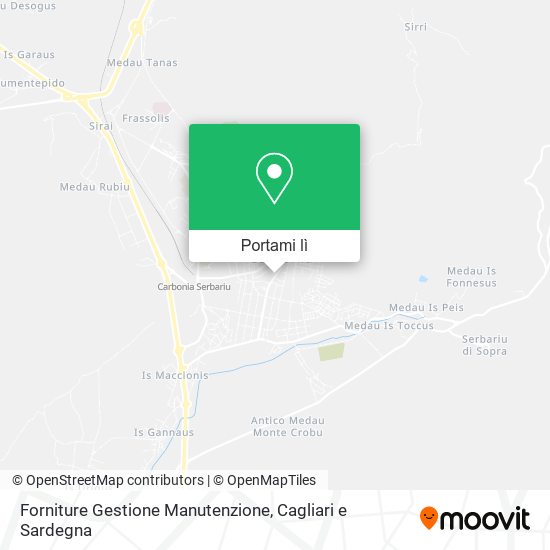 Mappa Forniture Gestione Manutenzione