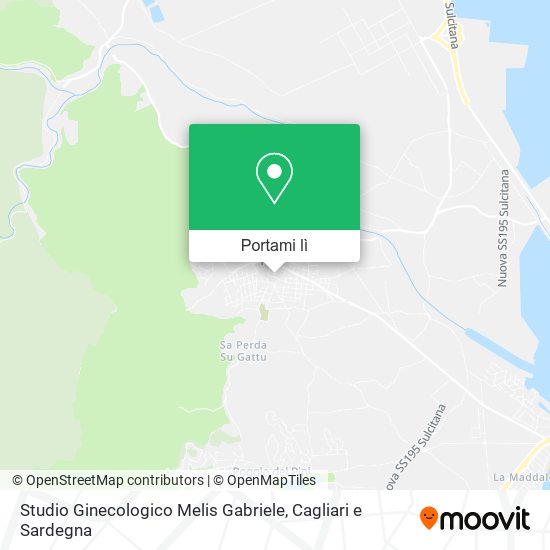 Mappa Studio Ginecologico Melis Gabriele