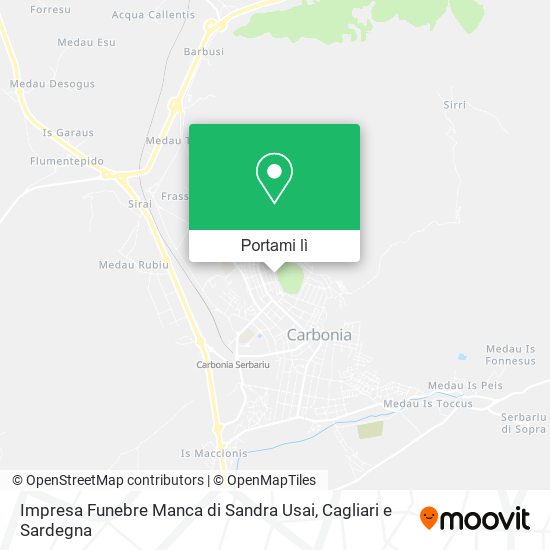 Mappa Impresa Funebre Manca di Sandra Usai