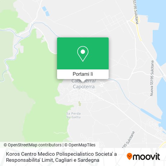 Mappa Koros Centro Medico Polispecialistico Societa' a Responsabilita' Limit