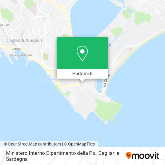 Mappa Ministero Interno Dipartimento della Ps.