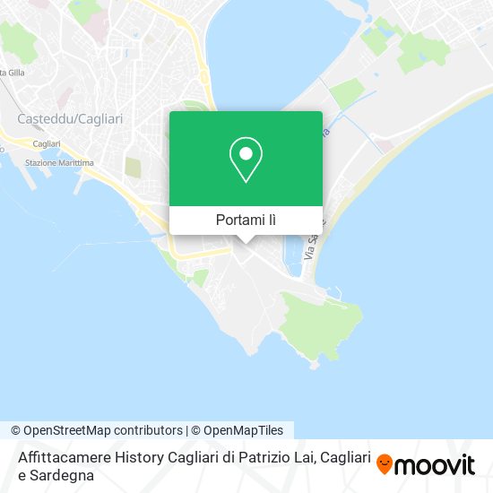 Mappa Affittacamere History Cagliari di Patrizio Lai