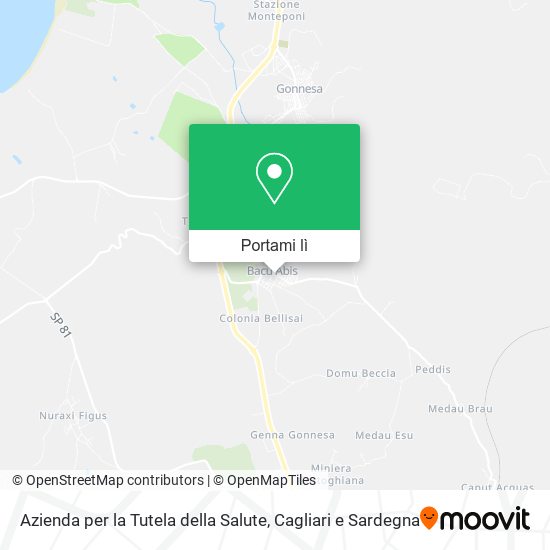 Mappa Azienda per la Tutela della Salute