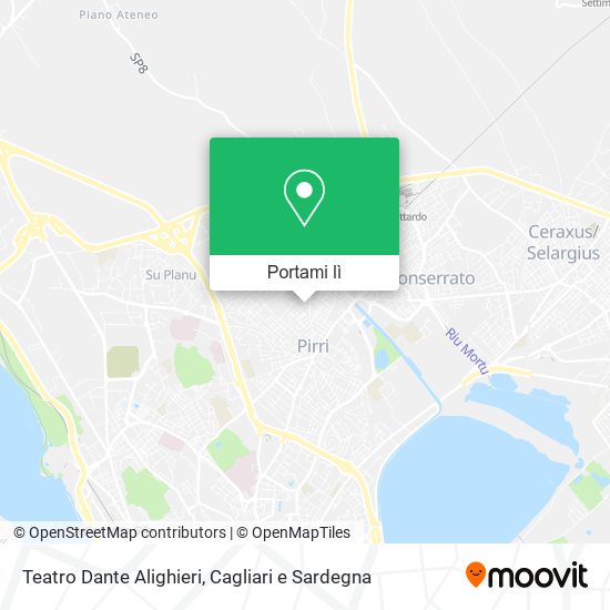 Mappa Teatro Dante Alighieri