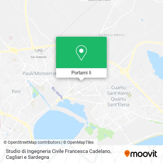 Mappa Studio di Ingegneria Civile Francesca Cadelano