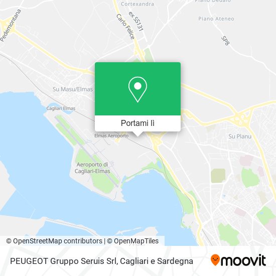 Mappa PEUGEOT Gruppo Seruis Srl