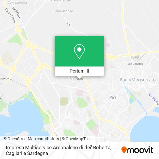 Mappa Impresa Multiservice Arcobaleno di dei' Roberta