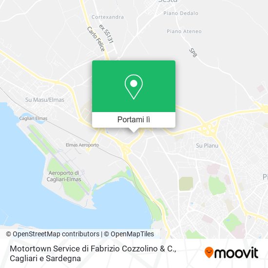 Mappa Motortown Service di Fabrizio Cozzolino & C.