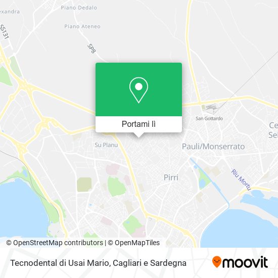 Mappa Tecnodental di Usai Mario