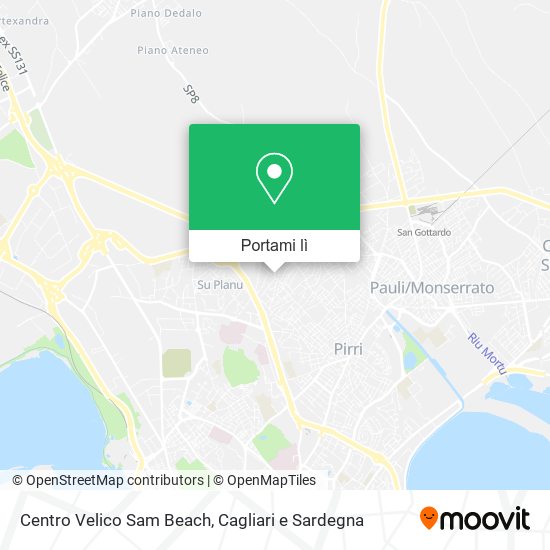 Mappa Centro Velico Sam Beach