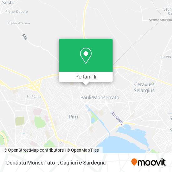 Mappa Dentista Monserrato -