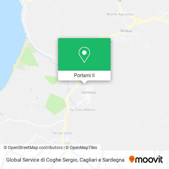 Mappa Global Service di Coghe Sergio