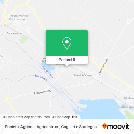 Mappa Societa' Agricola Agricentrum