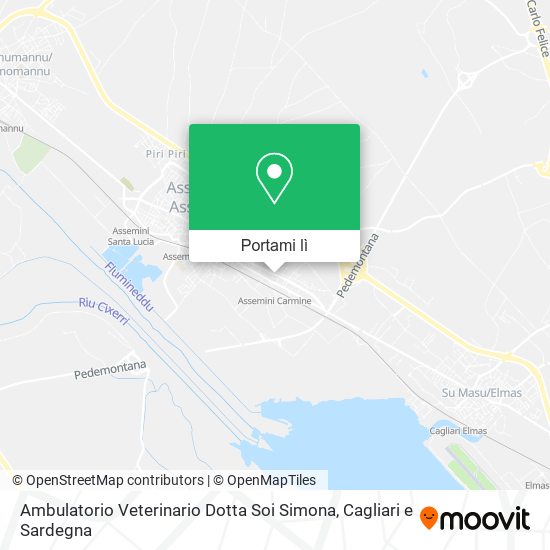 Mappa Ambulatorio Veterinario Dotta Soi Simona