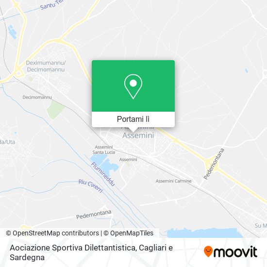 Mappa Aociazione Sportiva Dilettantistica