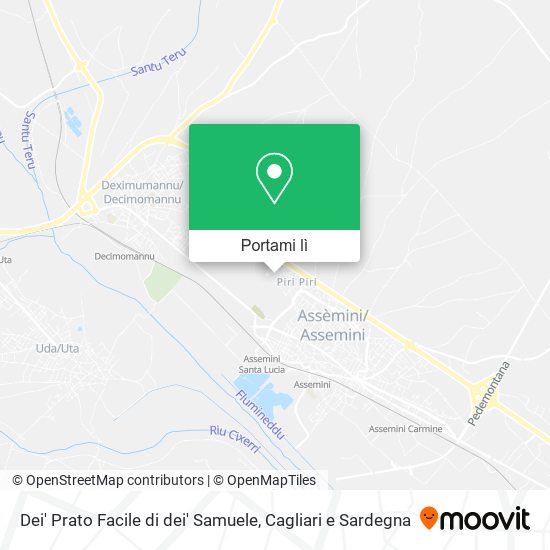 Mappa Dei' Prato Facile di dei' Samuele