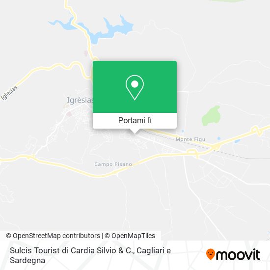 Mappa Sulcis Tourist di Cardia Silvio & C.
