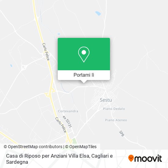 Mappa Casa di Riposo per Anziani Villa Elsa