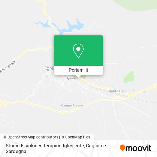 Mappa Studio Fisiokinesiterapico Iglesiente