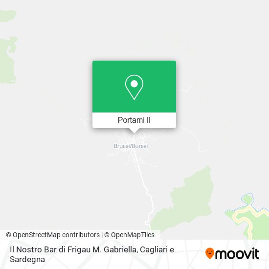 Mappa Il Nostro Bar di Frigau M. Gabriella