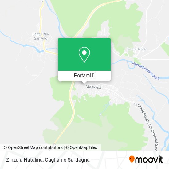 Mappa Zinzula Natalina